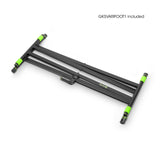 GRAVITY GKSX2 DOUBLE BRACED KEYBOARD STAND X-FRAME W/ VARIFOOT