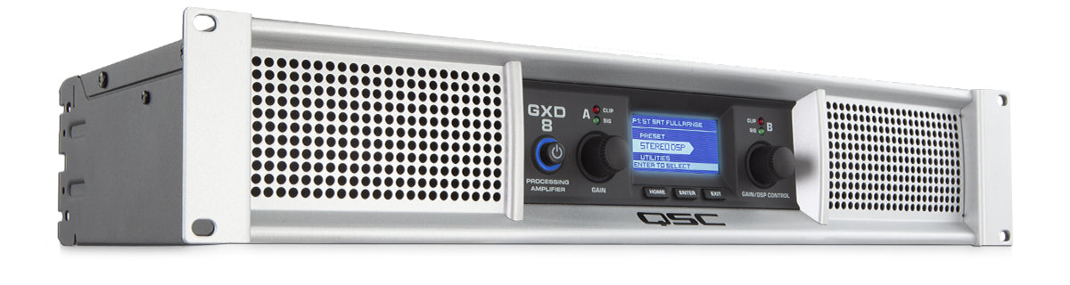 QSC GXD8 Power Amplifier-8Ω continuous 800w Per Channel – The