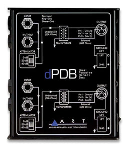 ART dPDB Dual Passive DI Box