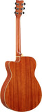 Yamaha FGC-TA Cutaway TransAcoustic Guitar in Vintage Tint