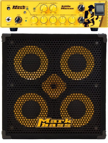 Markbass Little Marcus 500w Bass Amp Head + 104HR 4X10 800W Bass Cabinet