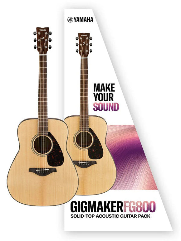 Yamaha GigMaker FG800 Acoustic Guitar Pack