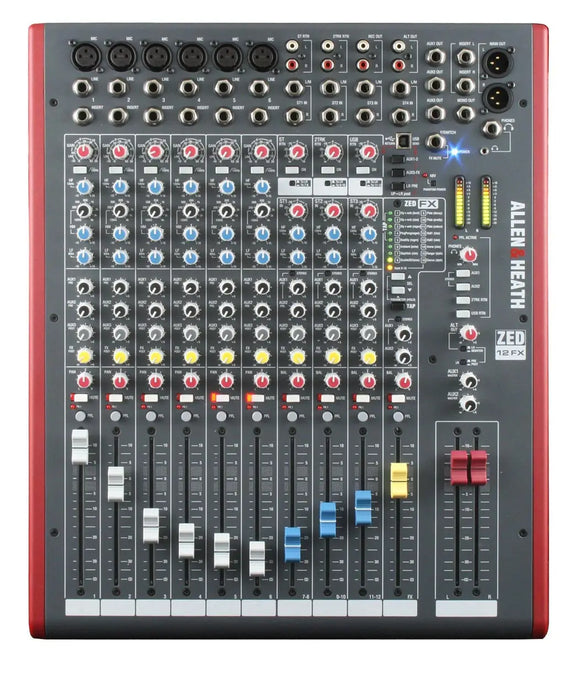 Allen & Heath ZED12FX Multipurpose USB Mixer w/ FX