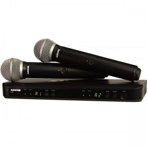 Shure BLX288/PG58 Wireless Dual Handheld Microphone System