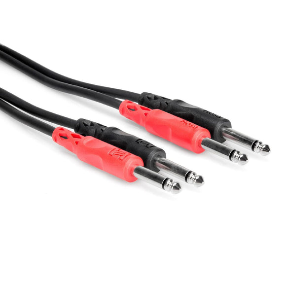 Hosa CPP206 Dual 1/4 Inch To Dual 1/4 Inch Cable-6m