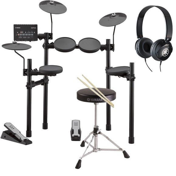 Yamaha DTX402KPLUS Electronic Drum Kit (Plus Pack: Stool, Headphones, Sticks)