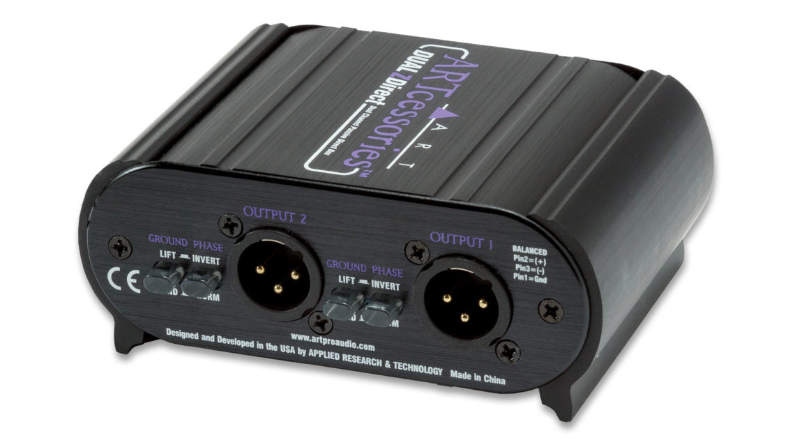 ART Dual ZDirect 2 Channel Passive DI Box – The Music Man Online Store
